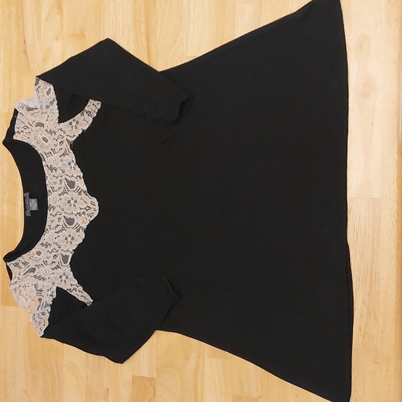 GUC Suzy Shier Black With Lace Embroidery Tunic/Dress - Picture 1 of 5